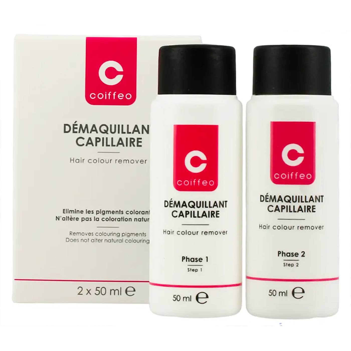 Dmaquillant Capillaire Hair Colour Remover Coiffeo 2x50 ML