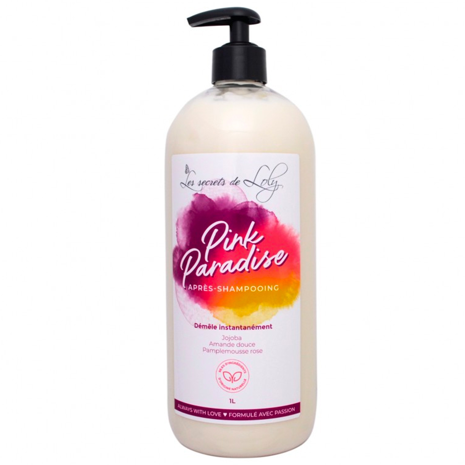 Aprs-Shampoing Pink Paradise - Les Secrets de Loly 1 Litre