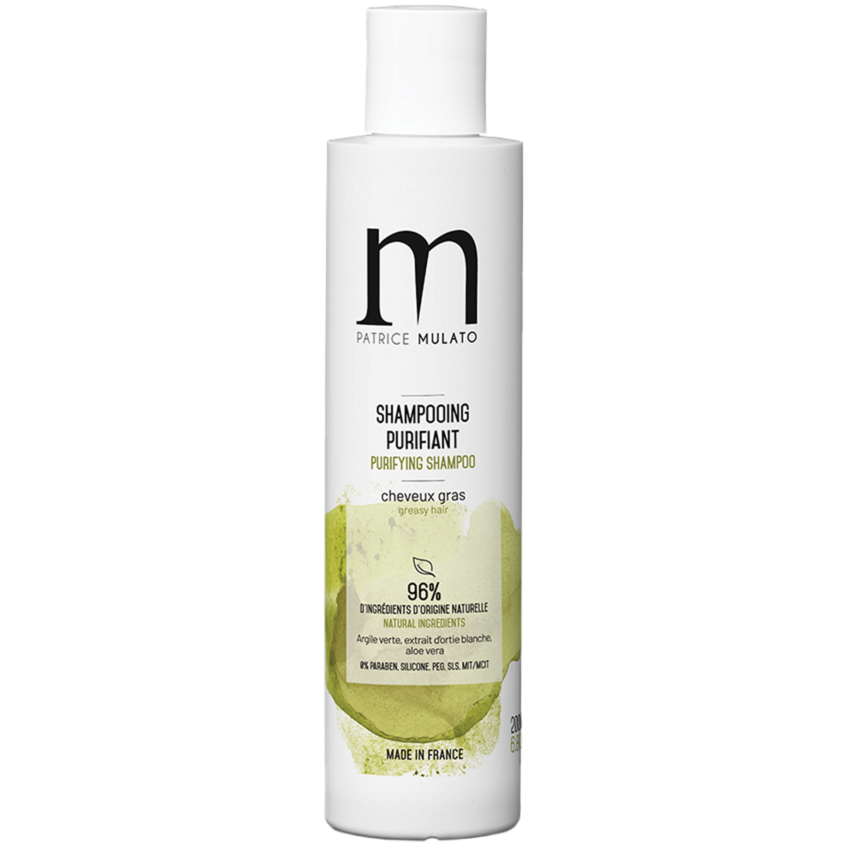 Shampoing Purifiant Cheveux Gras  L'Argile Mulato 200 ML