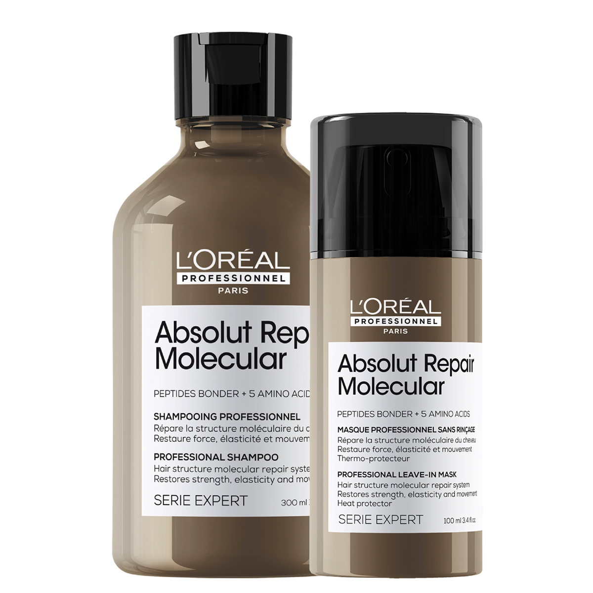 Duo Shampoing & Masque Absolut Repair Molecular L'Oral Professionnel