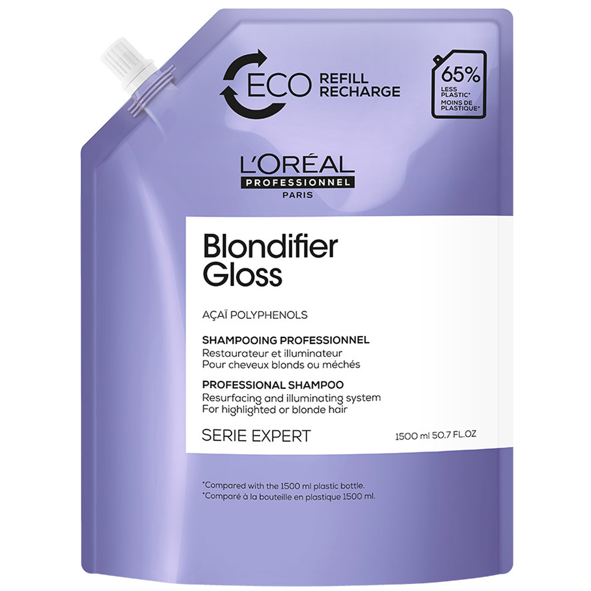 co-Recharge Shampoing Blondifier Gloss L'Oral Professionnel 1500 ML