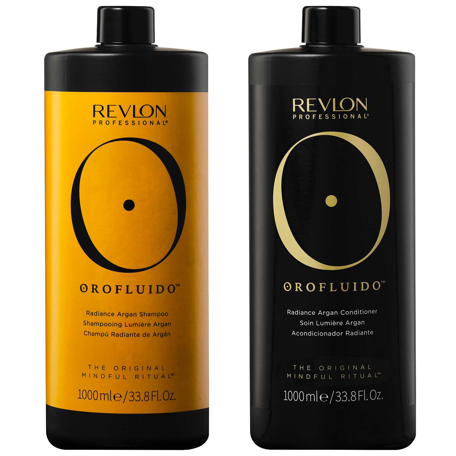 Duo Shampoing + Conditioner Orofluido Revlon 1L