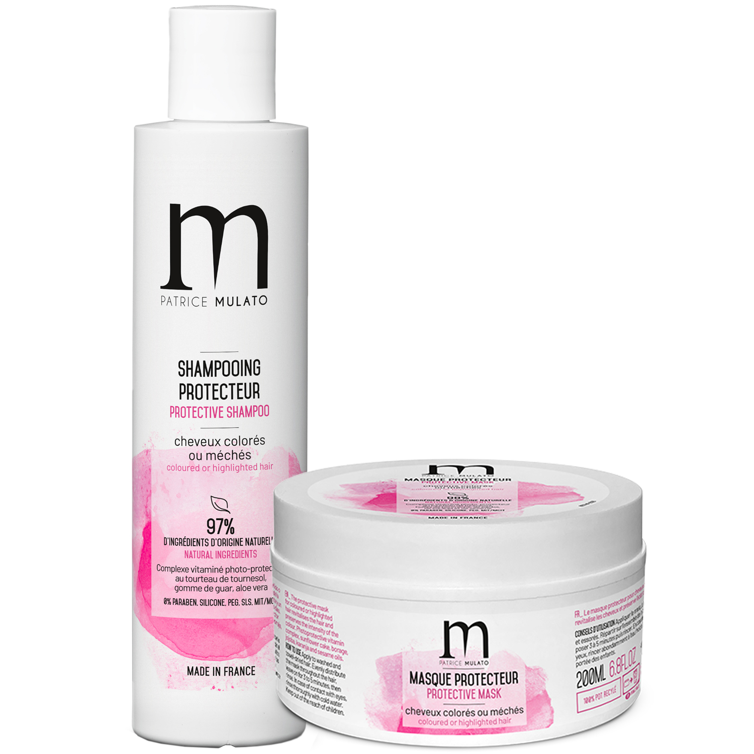 Duo Shampoing & Masque Cheveux Colors/Mchs Mulato