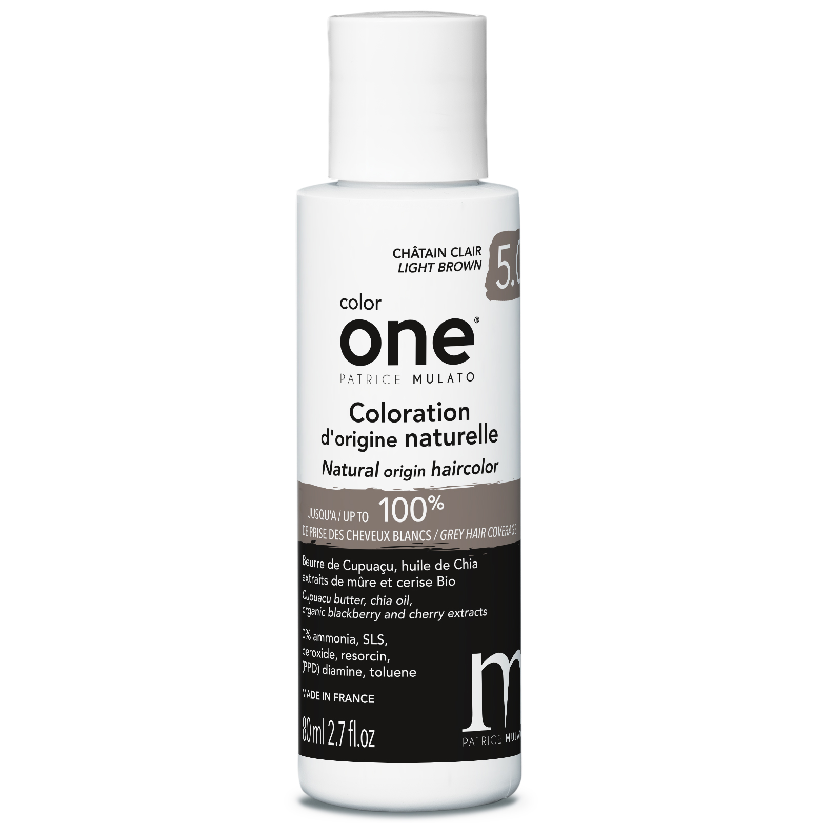 Coloration Naturelle 5.0 CHTAIN CLAIR Color One Mulato 80 ML