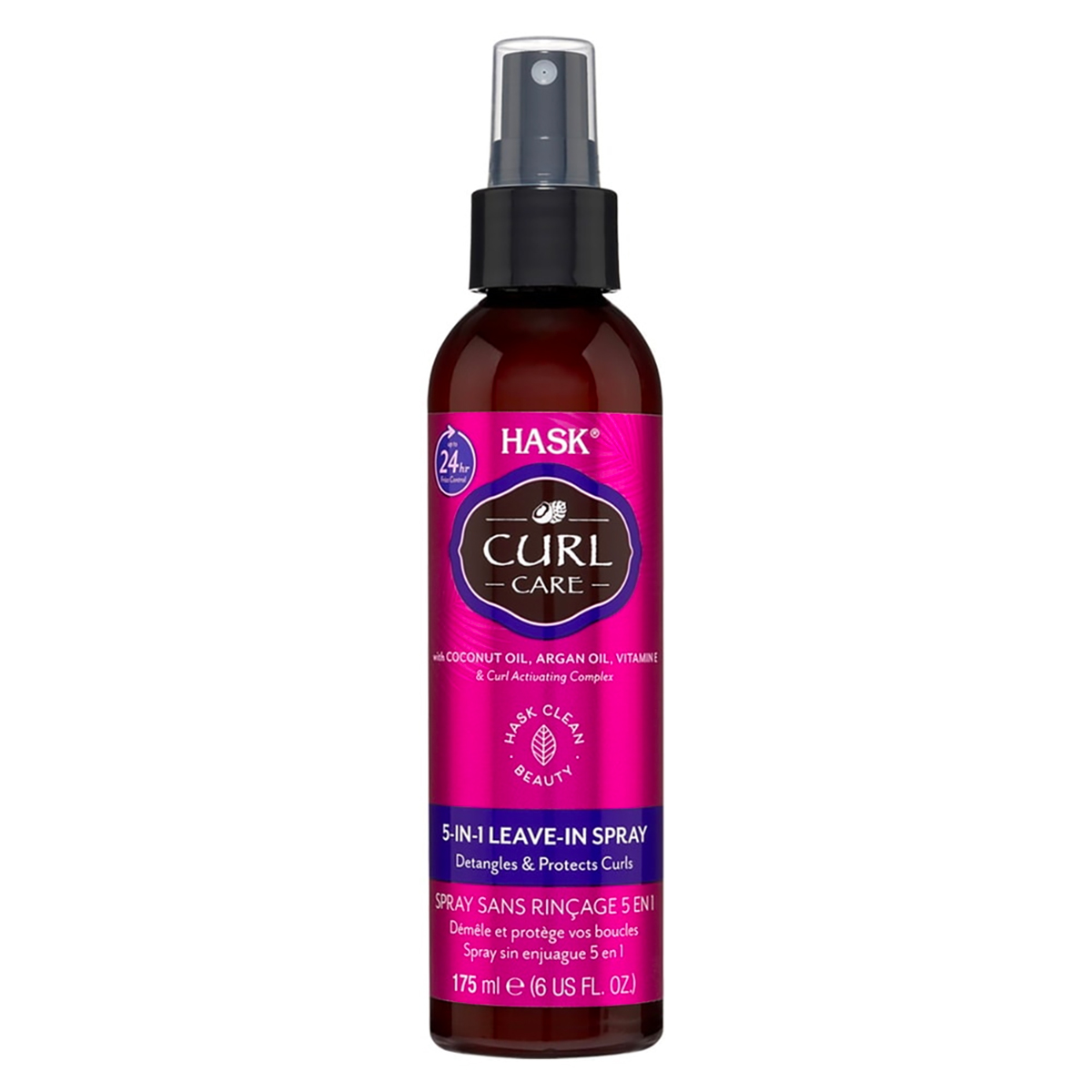 Spray Sans Rinçage 5 en 1 Curl Care Hask 175 ML
