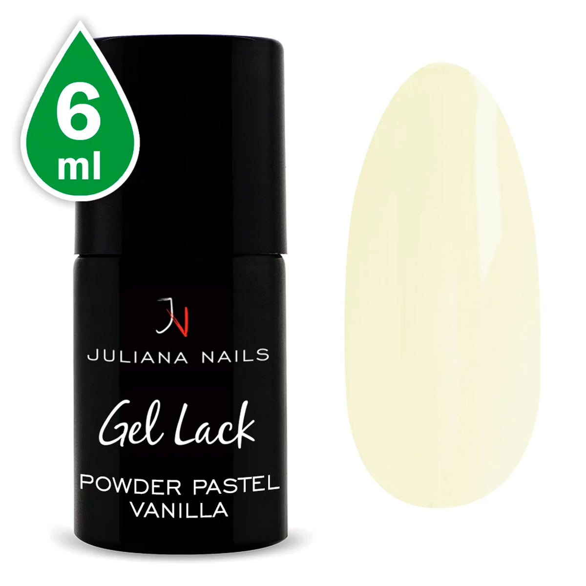 Vernis Semi-Permanent Juliana Nails Powder Pastel Vanilla 6 ML